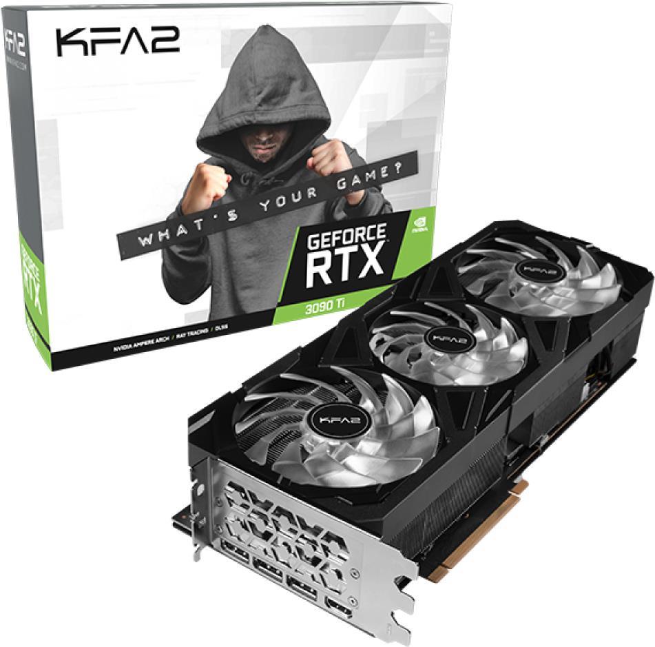 Купить KFA2 GeForce RTX 3090 Ti EX Gamer (1-Click OC) - Grafikkarten - GF RTX 3090 Ti - 24GB GDDR6X - PCIe 4,0 - HDMI, 3 x DisplayPort (39IXM5MD6HEK) в магазине wardena.ru