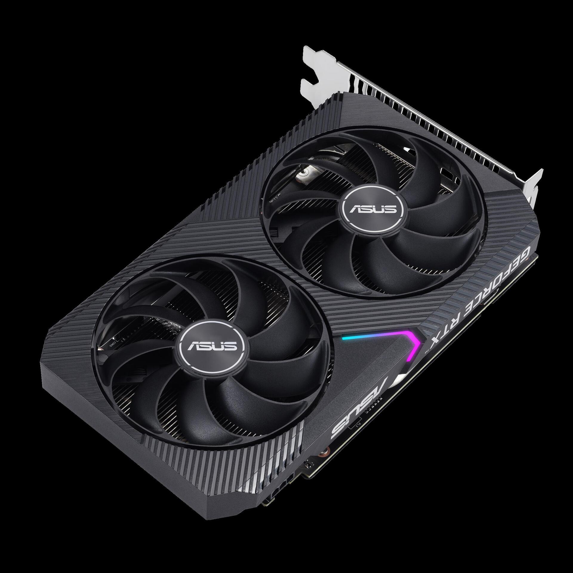 Купить ASUS Dual GeForce RTX 3050 V2 - OC Edition - Grafikkarten - GF RTX 3050 - 8GB GDDR6 - PCIe 4,0 - DVI, HDMI, DisplayPort (90YV0GH6-M0NA00) в магазине wardena.ru
