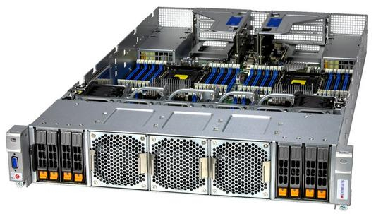 Купить Server Supermicro SYS-241H-TNRTTP • CSE-218H2TS-R2K7AWP • X13QEH+ • 2U NVMe в магазине wardena.ru