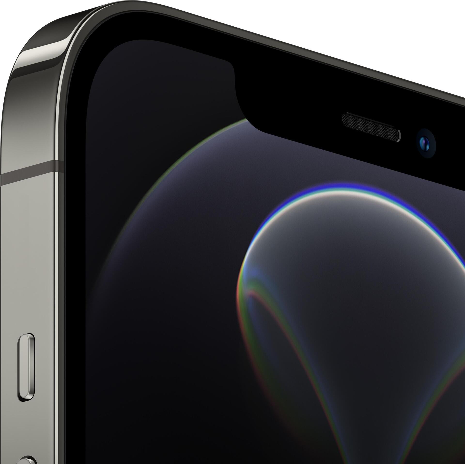 Купить Apple iPhone 12 Pro Max - 5G Smartphone - Dual-SIM / Internal Memory 128 GB - OLED-Display - 6.7" - 2778 x 1284 Pixel - Triple-Kamera 12 MP, 12 MP, 12 MP - front camera 12 MP - Graphite (MGD73ZD/A) в магазине wardena.ru