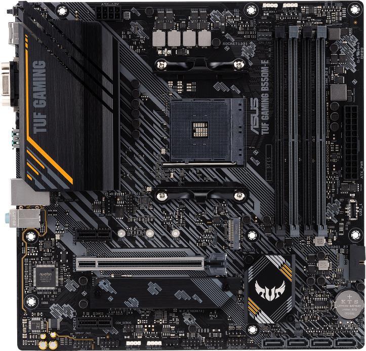Купить ASUS TUF GAMING B550M-E - Motherboard - micro ATX - Socket AM4 - AMD B550 Chipsatz - USB-C Gen1, USB 3.2 Gen 1, USB 3.2 Gen 2 - Gigabit LAN - Onboard-Grafik (CPU erforderlich) - HD Audio (8-Kanal) (90MB17U0-M0EAY0) в магазине wardena.ru