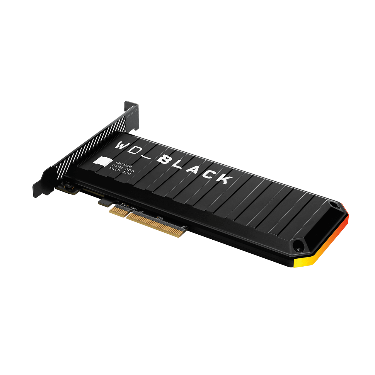 Купить WD_BLACK AN1500 WDS400T1X0L-00AUJ0 - SSD - 4 TB - intern - PCIe-Karte (PCIe-Karte) - PCIe 3.0 x8 (NVMe) - integrierter Kühlkörper в магазине wardena.ru