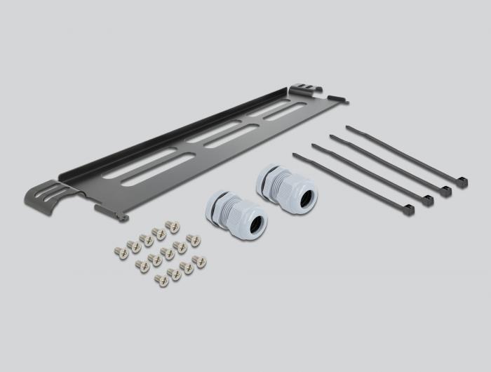 Купить DeLOCK - Glasfaserkabelkiste - Schwarz - 1U - 48,3 cm (19") (43348) в магазине wardena.ru