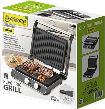 Купить Elektrogrill 2000W MAESTRO MR-722 (MR-722) в магазине wardena.ru