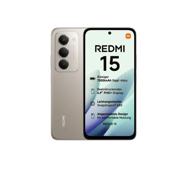 Купить Xiaomi Redmi 15 4G Dual Sim 6GB RAM 128GB - Titan Grey [Energieklasse B] (MZB0L18EU) в магазине wardena.ru
