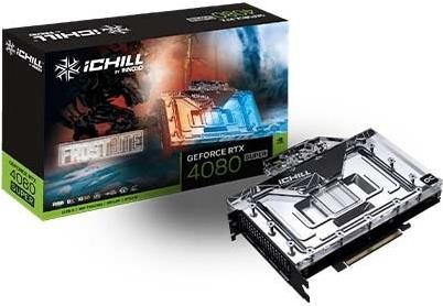 Купить Inno3D iChiLL GeForce RTX 4080 SUPER Frostbite - Grafikkarten - NVIDIA GeForce RTX 4080 SUPER - 16 GB GDDR6X - PCIe 4.0 x16 - HDMI, 3 x DisplayPort - Box (C408S-166XX-1870FB) в магазине wardena.ru