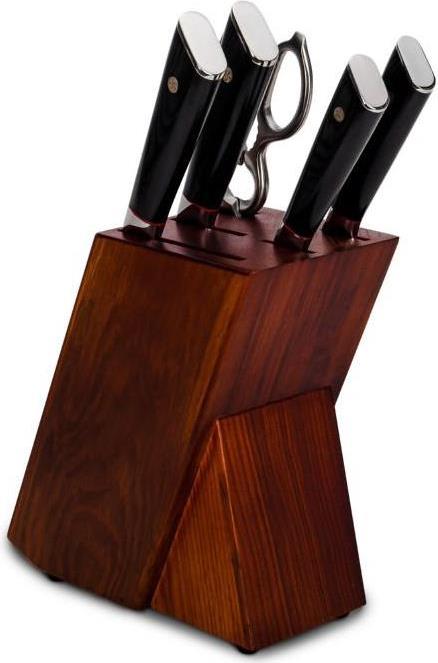 Купить Messerset aus Damaststahl mit Ständer KAMAZAKI KZI004SET в магазине wardena.ru