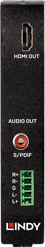 Купить Lindy Single Port HDMI 18G Output Board - Erweiterungsmodul - HDMI x 1 + Audio x 1 + Digital Audio x 1 - Schwarz (38352) в магазине wardena.ru