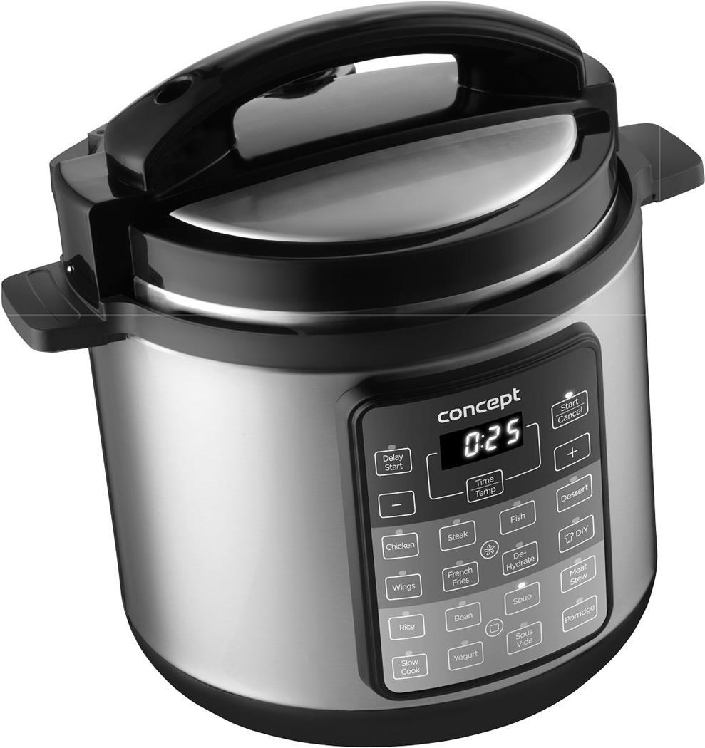 Купить Concept CK7000 Multi-Kocher 6 l 1500 W Schwarz, Edelstahl (CK7000) в магазине wardena.ru