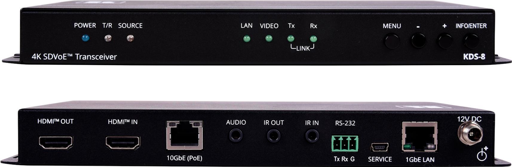 Купить KRAMER ELECTRONICS KDS-8 - Latenzfreier 4K HDR SDVoE Video Streaming Transceiver über Kupfer (59-001890) в магазине wardena.ru