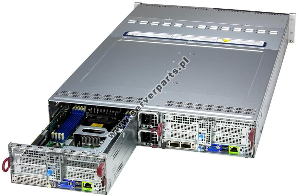Купить Server Twin Supermicro SYS-622BT-DNC8R • 827BD2-R2K22P • X14DBT-B • BigTwin в магазине wardena.ru