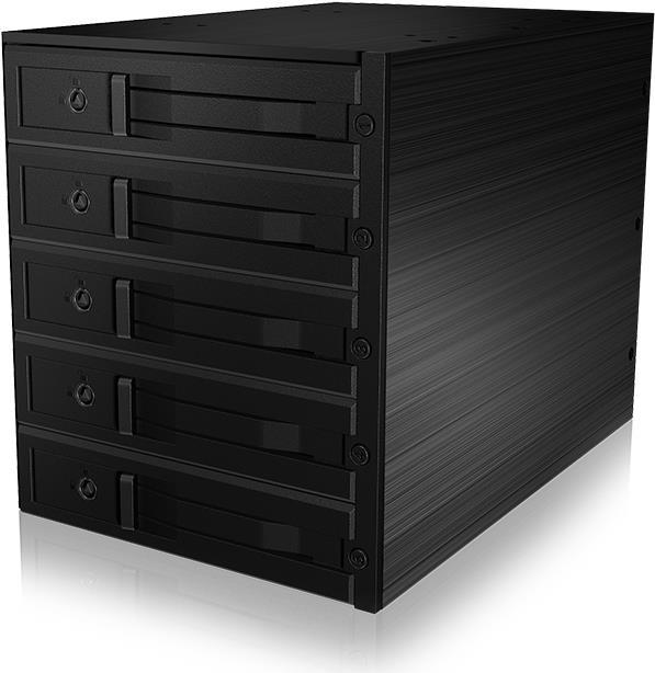 Купить RaidSonic ICY BOX IB-565SSK - Gehäuse für Speicherlaufwerke mit Lüfter - 8,9 cm (3.5") - Schwarz (56005) в магазине wardena.ru