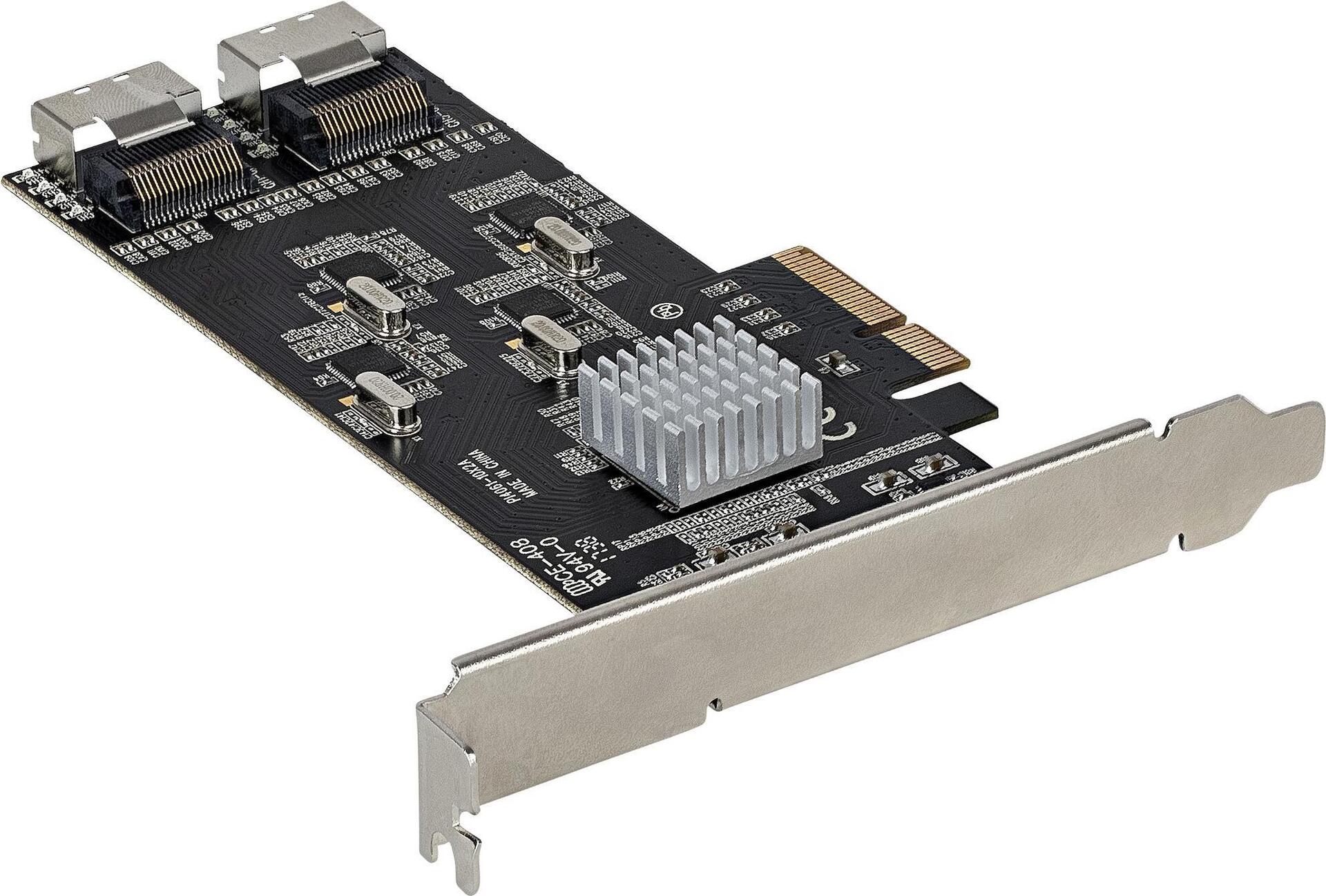 Купить StarTech.com SATA PCIe Controller 8 Port - 6 Gbit/s PCI Express SATA Adapter - SATA PCIe Schnittstellenkarte - PCI-e x4 Gen 2 zu SATA III - SATA HDD/SSD (8P6G-PCIE-SATA-CARD) в магазине wardena.ru