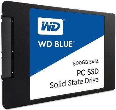 Купить WD Blue PC SSD WDS500G1B0A - SSD - 500 GB - intern - 2.5" (6.4 cm) - SATA 6Gb/s в магазине wardena.ru