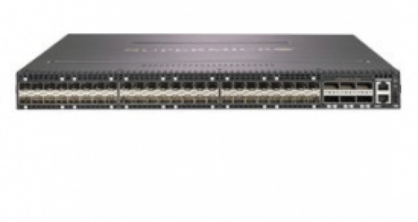 Купить Switch Supermicro SSE-F3548S • 48x 25-Gigabit Ethernet ports - SFP28 ,6x 100-Gigabit Ethernet ports - QSFP28 • A/C в магазине wardena.ru