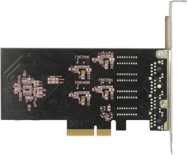 Купить Delock PCI Express x4 Karte 4 x RJ45 Gigabit LAN RTL8111 (89567) в магазине wardena.ru