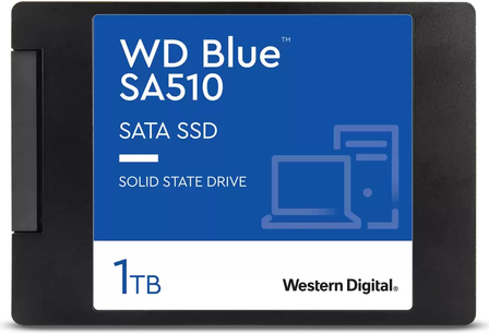 Купить WD Blue SA510 - SSD - 1 TB - intern - 2.5" (6.4 cm) - SATA 6Gb/s (WDS100T3B0A) в магазине wardena.ru