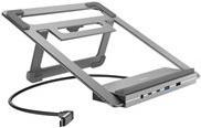 Купить Hama Essential Line "Connect2Office Stand" - Dockingstation + Notebook-Halterung - USB-C 3.2 Gen 2 - HDMI, DP - GigE - 100 Watt (00200139) в магазине wardena.ru