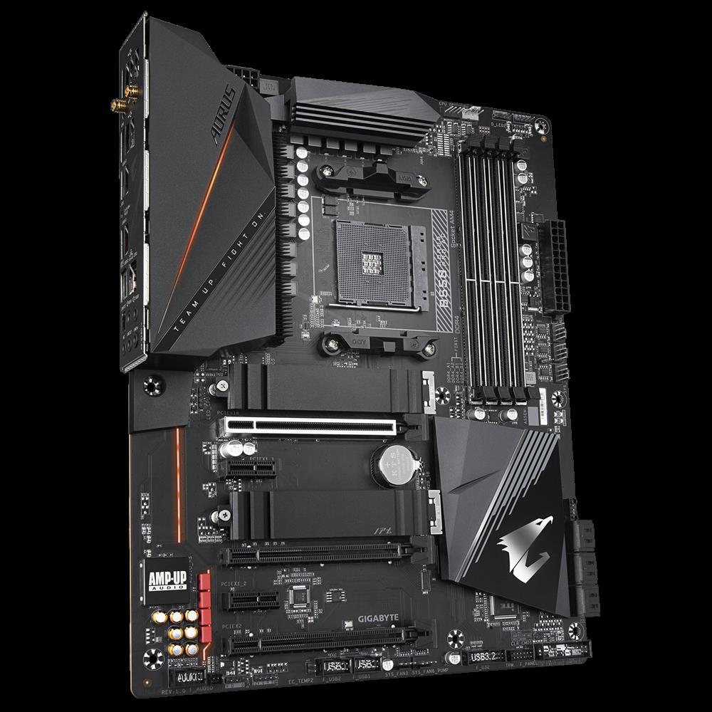 Купить Gigabyte B550 AORUS PRO AC - 1.0 - Motherboard - ATX - Socket AM4 - AMD B550 Chipsatz - USB-C Gen2, USB 3.2 Gen 1, USB 3.2 Gen 2 - Bluetooth, Wi-Fi, 2.5 Gigabit LAN - Onboard-Grafik (CPU erforderlich) - HD Audio (8-Kanal в магазине wardena.ru