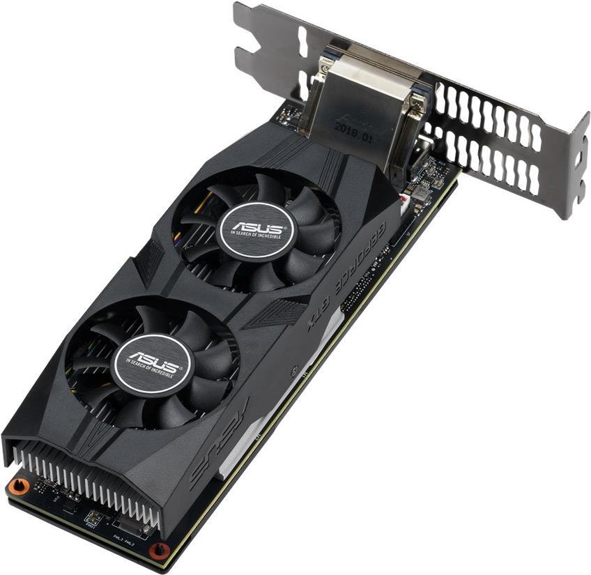 Купить ASUS GTX1650-O4G-LP-BRK - OC Edition - Grafikkarten - GF GTX 1650 - 4 GB GDDR5 - PCIe 3.0 x16 Low-Profile - DVI, HDMI, DisplayPort (90YV0D30-M0NA00) в магазине wardena.ru