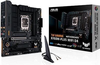 Купить ASUS TUF GAMING B760M-PLUS WIFI D4 - Intel - LGA 1700 - Intel® Celeron® - Intel® Core™ i3 - Intel® Core™ i5 - Intel® Core™ i7 - Intel® Core™ i9,... - LGA 1700 - DDR4-SDRAM - 128 GB (90MB1DG0-M0EAY0) в магазине wardena.ru