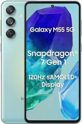 Купить Samsung Galaxy M55 M556 5G Dual Sim 8GB RAM 128GB - Light Green EU (SM-M556ELGAEUB) в магазине wardena.ru