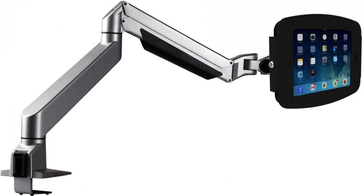 Купить Compulocks iPad Pro 27,90cm (11")  Enclosure Articulating Monitor Arm Mount - Befestigungskit (Gelenkarm, Gehäuse) - für Tablett - verriegelbar - hochwertiges Aluminium - Schwarz, Silber - Bildschirmgröße: 27.9 cm (11") (660REACH211SENB) в магазине wardena.ru