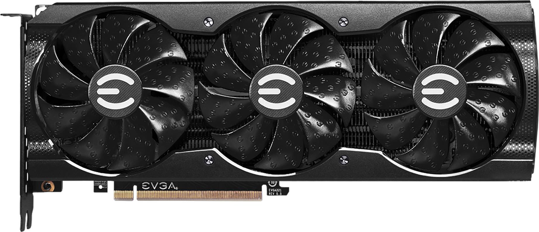 Купить EVGA GeForce RTX 3070 XC3 BLACK GAMING - Grafikkarten - GF RTX 3070 - 8 GB GDDR6X - PCIe 4.0 x16 - HDMI, 3 x DisplayPort (08G-P5-3751-KL) в магазине wardena.ru