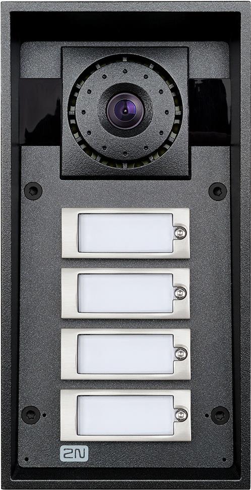 Купить 2N IP FORCE 4Tasten HDCAM SPEAKER IP Force mit 10Watt Lautsprecher, HD Kamera und 4 Klingeltasten/ Die IP Foce kann Unter- oder Aufputz montiert werden (Rahmen notwendig)/ Stromversorgung über PoE oder Netzteil 12VD/ 2A/ (9151104CHW-D) в магазине wardena.ru