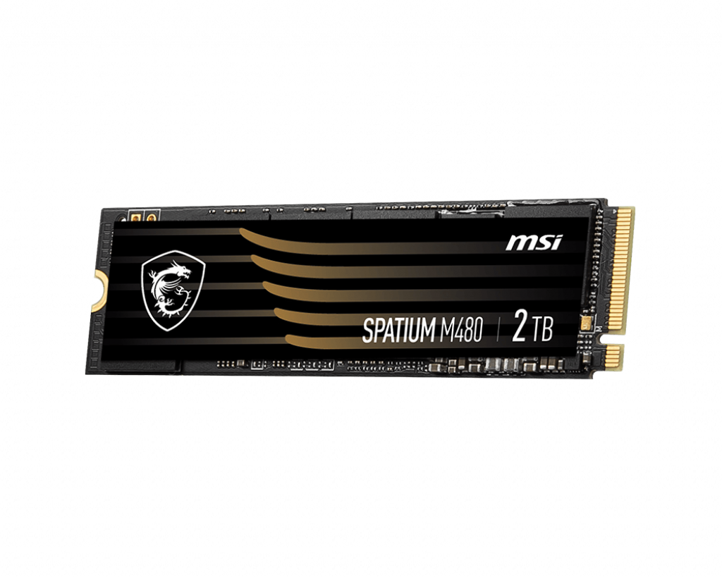 Купить MSI SPATIUM M480 - SSD - verschlüsselt - 2 TB - intern - M.2 2280 - PCI Express 4.0 x4 (NVMe) - 256-Bit-AES - TCG Opal Encryption 2.0 (S78-440Q150-P83) в магазине wardena.ru