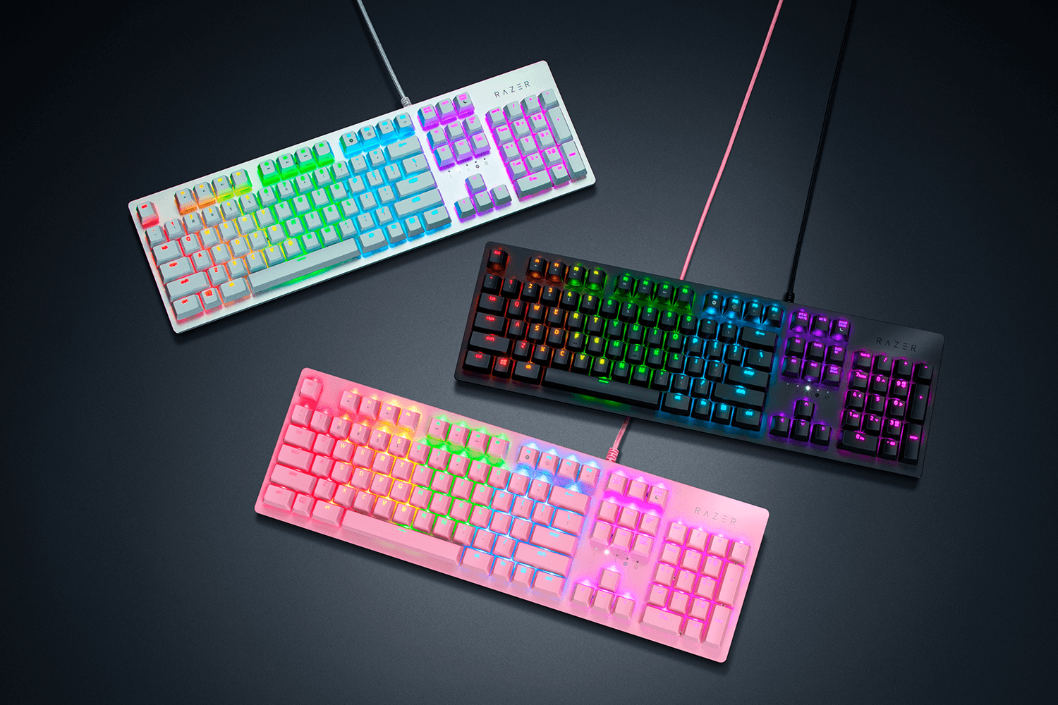 Купить Mechanische Gaming-Tastatur Razer Huntsman, Clicky Optical Switch, Chroma, nordisches Layout (RZ03-02520600-R3N1) в магазине wardena.ru