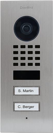 Купить DoorBird D1102V Video-Zugangssystem Schwarz - Edelstahl (423866812) в магазине wardena.ru