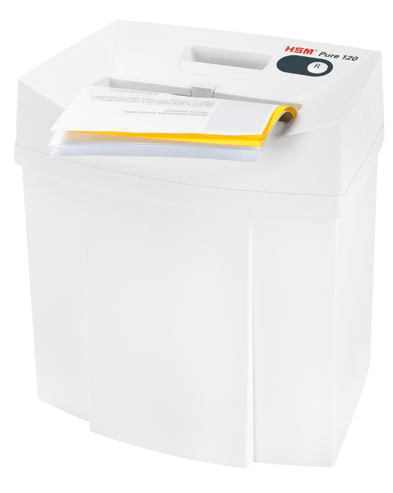 Купить HSM Pure 120 - Vorzerkleinerer - Kreuzschnitt - 4 x 25 mm - S3, P-4, F-1, T-4, E-3 (2313111) в магазине wardena.ru