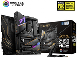 Купить MSI MEG Z490 ACE - Motherboard - ATX - LGA1200-Sockel - Z490 Chipsatz - USB-C Gen2, USB 3.2 Gen 1, USB 3.2 Gen 2, USB-C Gen 2x2 - Gigabit LAN, 2.5 Gigabit LAN, Bluetooth, Wi-Fi - HD Audio (8-Kanal) (7C71-008R) в магазине wardena.ru