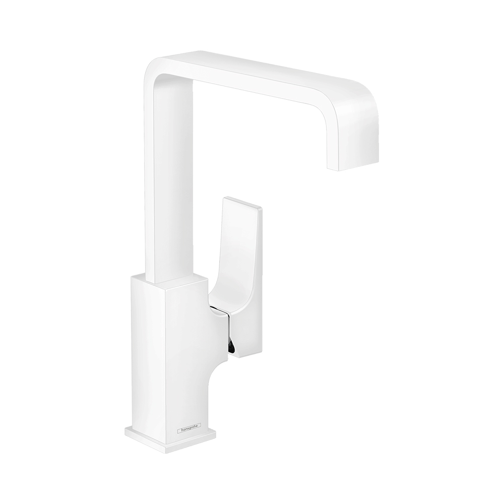 Купить Hansgrohe Metropol Смеситель для раковины 230 однорычажный с рычаговой рукояткой со сливным клапаном Push-Open бронза 32511140 в магазине wardena.ru