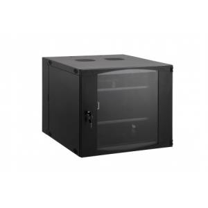 Купить Intellinet Double Section - Wandschrank - Schwarz, RAL 7021 - 12U - 48,3 cm (19") (713788) в магазине wardena.ru