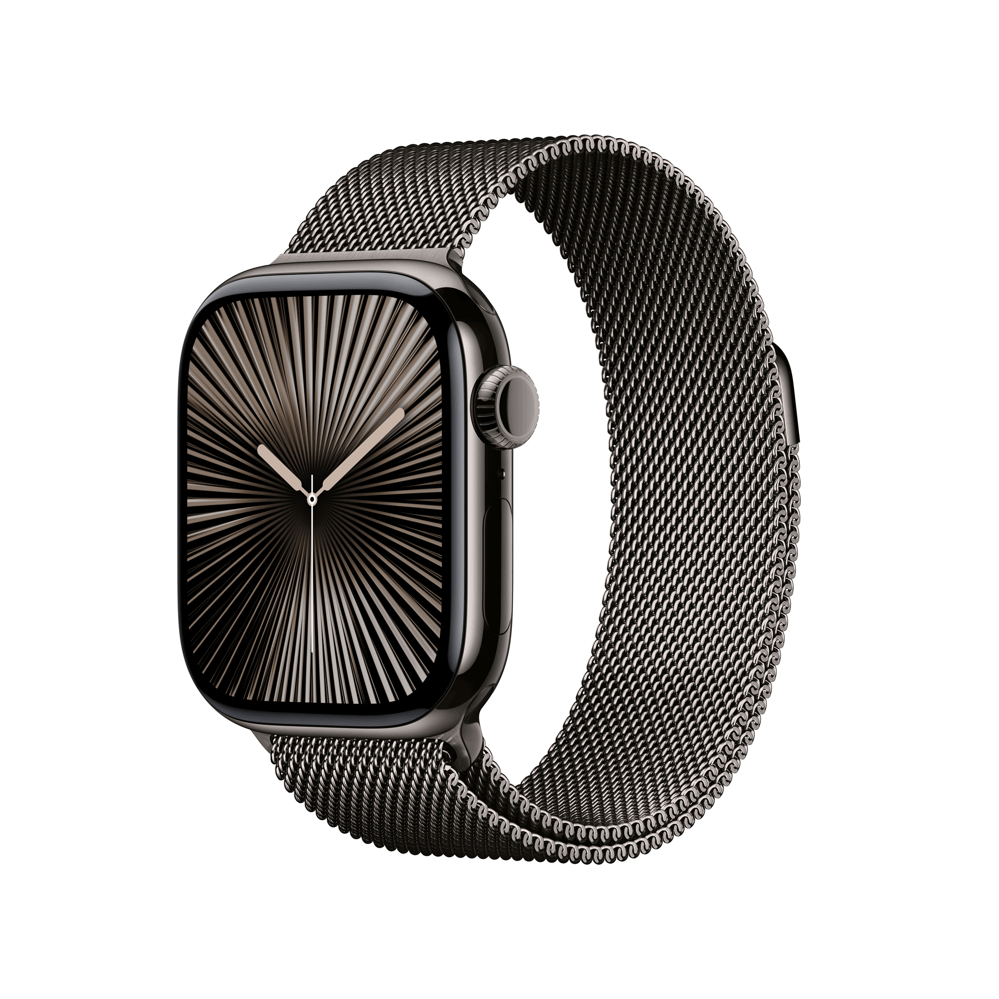 Купить Apple Watch Series 10 GPS + Cellular 42mm Slate Titanium Case mit Slate Milanese Band (MX053QF/A) в магазине wardena.ru
