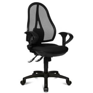 Купить Topstar Bürodrehstuhl "Open Point SY", Stoff, schwarz stufenlose Sitzhöhenverstellung, Sicherheitsgasfeder (OP200 G20) (OP200G20) в магазине wardena.ru