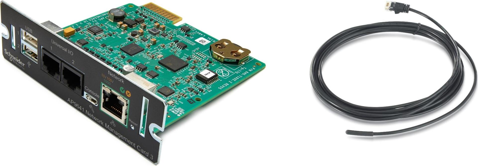 Купить APC UPS Network Management Card with PowerChute Network Shutdown & Environmental Monitoring (AP9641) в магазине wardena.ru