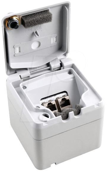 Купить EFB-Elektronik KDO-Gehäuse (AP) IP44, für 2 x Keystones mit Beschriftungsfeld Hersteller: EFB Elektronik (ET-25023V2) в магазине wardena.ru