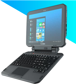 Купить Zebra 2-in-1 - Tastatur - mit Touchpad, ausziehbarer integrierter Griff - Robust - hintergrundbeleuchtet - Dock - QWERTY - USA - für Zebra ET80, ET85 (KYB-ET8X-2IN1-US1-01) в магазине wardena.ru