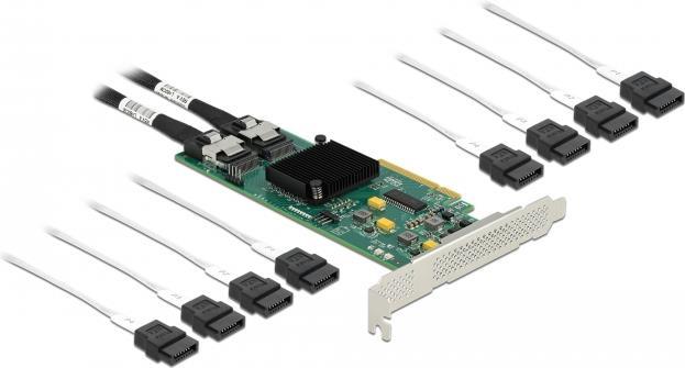 Купить Delock - Speicher-Controller - 8 Sender/Kanal - SATA 6Gb/s / SAS - Low-Profile - PCIe 2.0 x8 (90061) в магазине wardena.ru