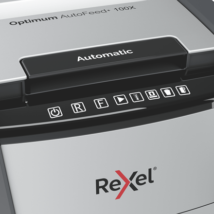 Купить Rexel Optimum AutoFeed+ 100X - Vorzerkleinerer - Kreuzschnitt - 4 x 28 mm - P-4 (2020100XEU) в магазине wardena.ru