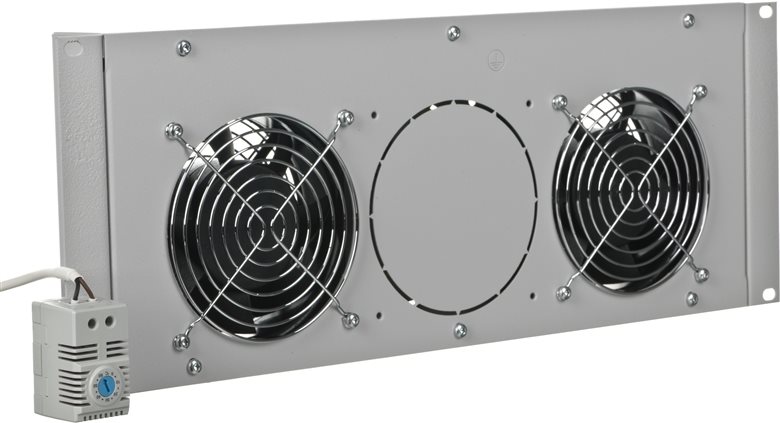 Купить Triton - Belüftungseinheit 48,30cm (19") 2-Ventilatoren Thermostat 4HE (RAC-CH-X21-A1) в магазине wardena.ru