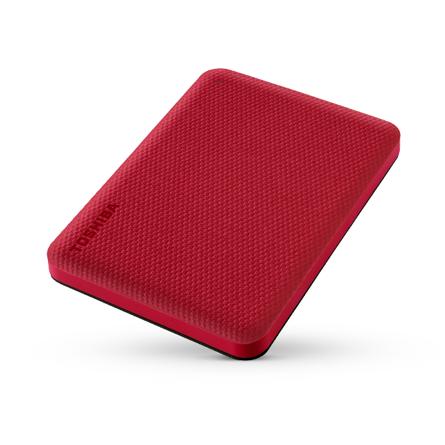 Купить Toshiba Canvio Advance - Festplatte - 4 TB - extern (tragbar) - 2.5" (6.4 cm) - USB 3.2 Gen 1 - Rot (HDTCA40ER3CA) в магазине wardena.ru