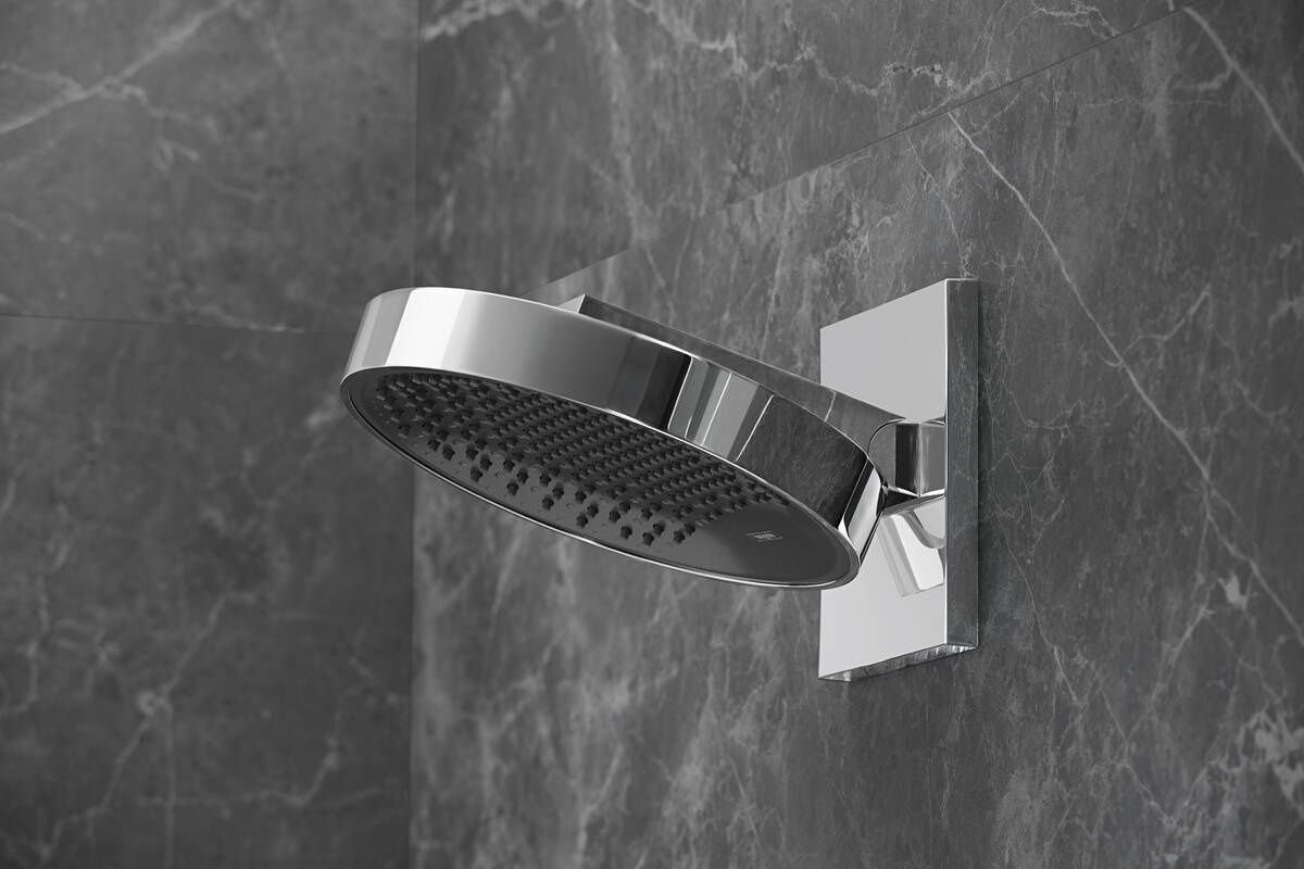 Купить Hansgrohe Rainfinity Верхний душ 250 3jet EcoSmart с настенным креплением хром 26233000 в магазине wardena.ru