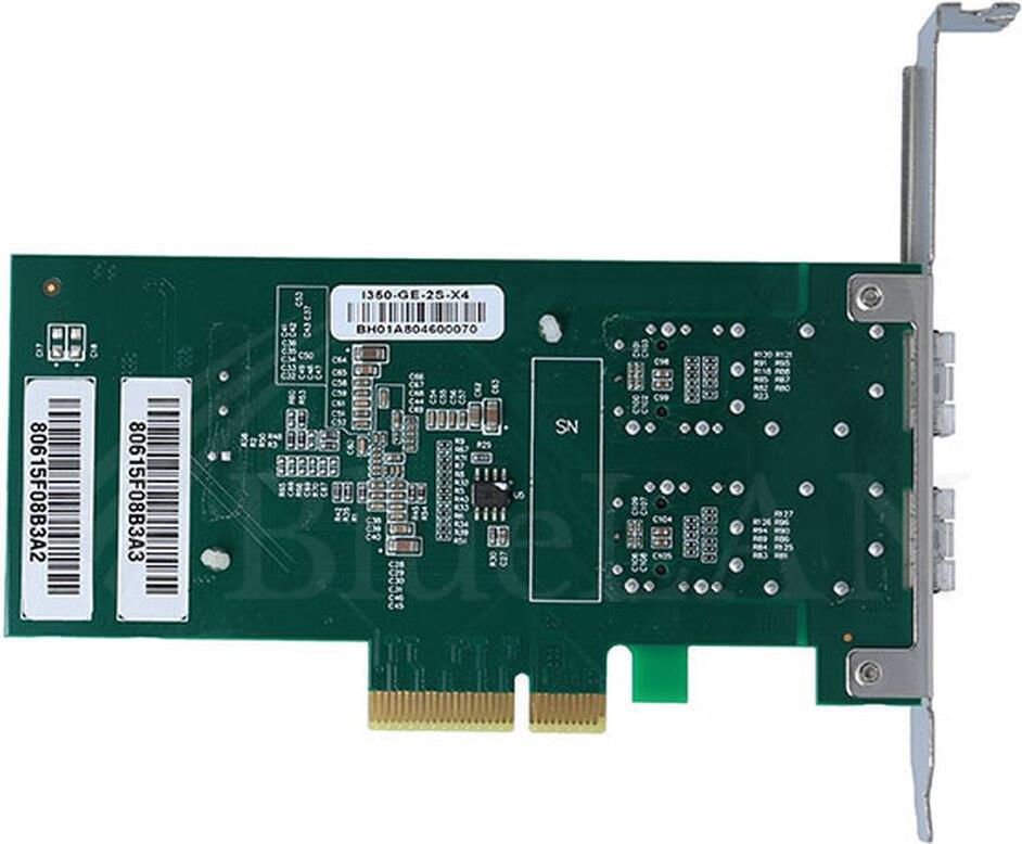Купить BlueLAN Converged Network Adapter I350-F2, Ethernet, FCoE, GbE Dual Port SFP, Chipsatz: Intel I350, PCIe 2.0, x4 Lane, Betriebssystem: Windows, Linux, FreeBSD, Virtualisierung: VMware ESXi, Microsoft Hyper-V,KVM und Xen (BLCNADAC10) в магазине wardena.ru