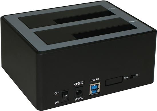 Купить ROLINE - HDD-Dockingstation - Buchten: 2 - 6.4 cm, 8.9 cm (2.5", 3.5") - SATA 6Gb/s - 600 MBps - USB 2.0 - Schwarz (16.01.4122) в магазине wardena.ru