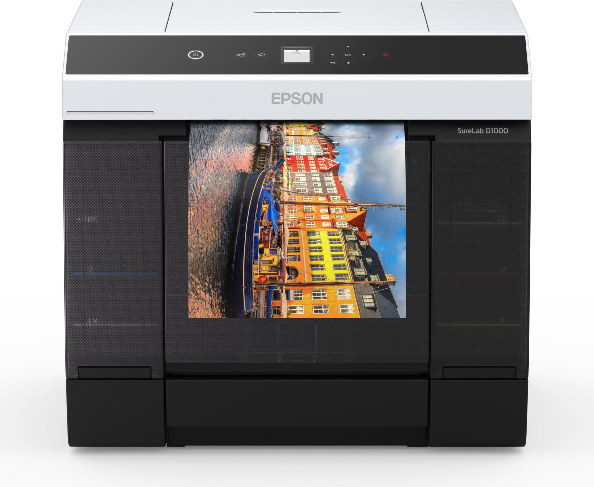 Купить Epson SURELAB SL-D1000A - Drucker - Farbe - Duplex - Tintenstrahl - ITS - A4, Rolle A4 (21 cm) - 1440 x 720 dpi - bis zu 7.7 Abzüge/Min. (einfarbig)/ bis zu 7.7 Abzüge/Min. (Farbe) - Kapazität: 100 Blätter - USB 2.0, LAN (C11CJ33301AX) в магазине wardena.ru