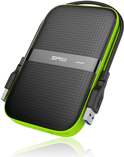 Купить SILICON POWER Armor A60 - Festplatte - 1TB - extern (tragbar) - 6,4 cm (2.5") - USB3.0 - Schwarz (SPO10TBPHDA60S3K) (SP010TBPHDA60S3K) в магазине wardena.ru